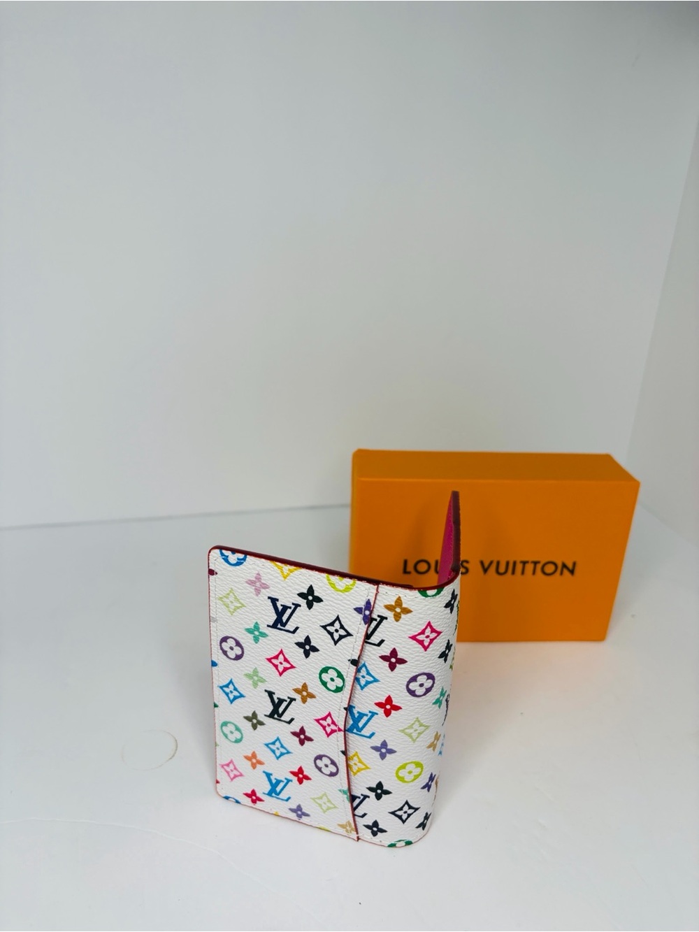 Louis Vuitton Multicolor Monogram Card Holder with Pink Lining - Picture 5 of 7